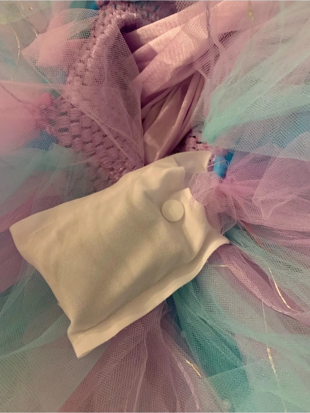Mermaid Tutu Costume - Lavender, Teal & Pink with lights